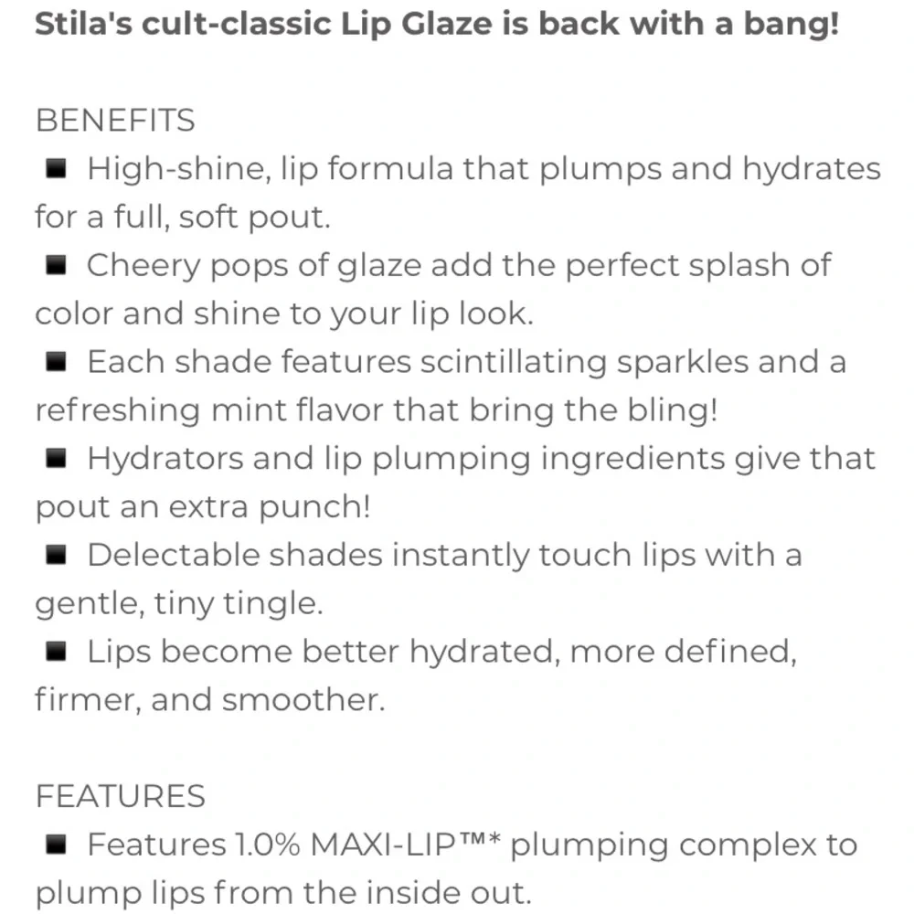 Stila Plumping Lip Glaze Kitten